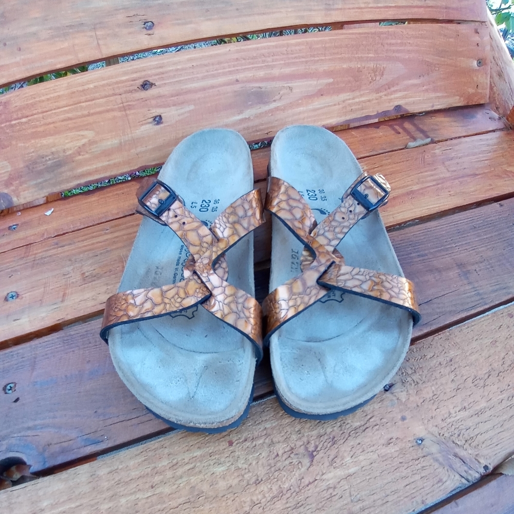 🦋 Birki's Birkenstock Burnt orange Rust sandals